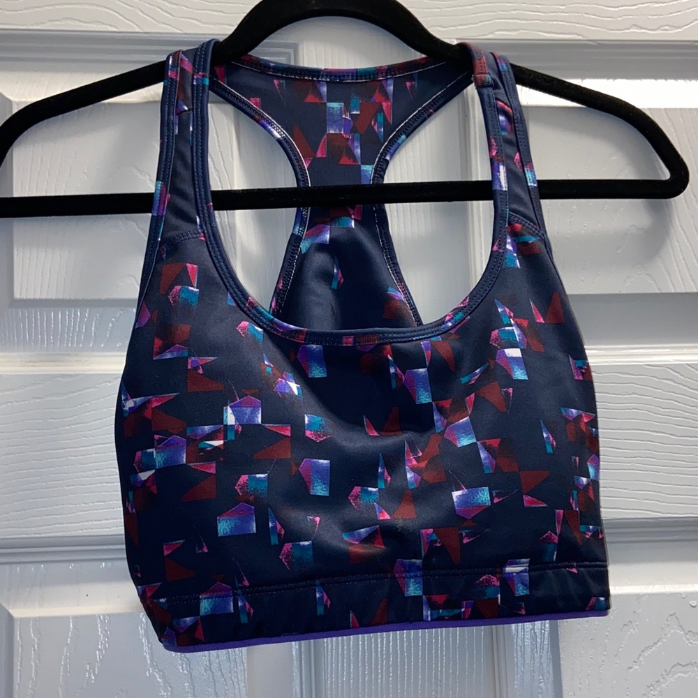 Everlast Multicolor Geometric Sports Bra